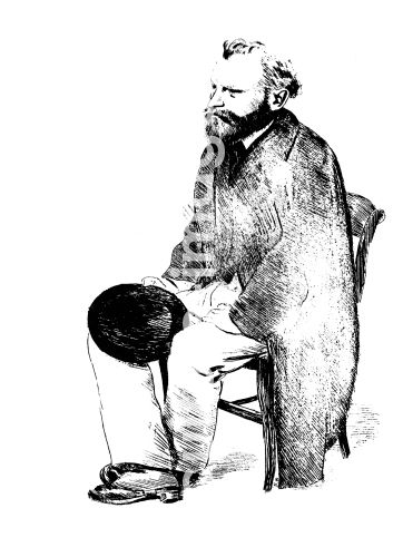 Edgar Degas, Porträt des Malers Édouard Manet