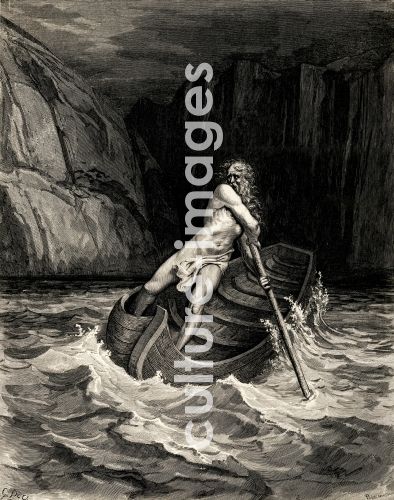 Gustave Doré, Die Ankunft Charons Gustave Doré, Die Ankunft Charons