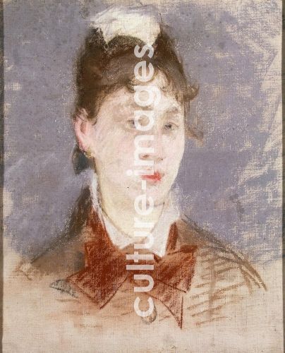 Édouard Manet, Junge Frau in einer Volantbluse