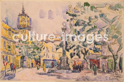 Paul Signac, Platz vor dem Hotel de Ville in Aix-en-Provence