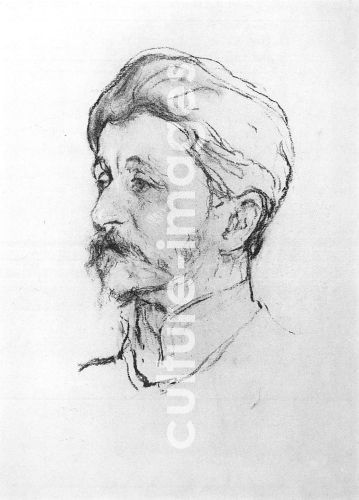 Valentin Alexandrowitsch Serow, Bildnis des Malers Michail Alexandrowitsch Wrubel