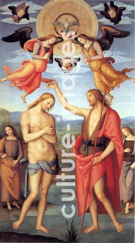 Perugino, Taufe Christi