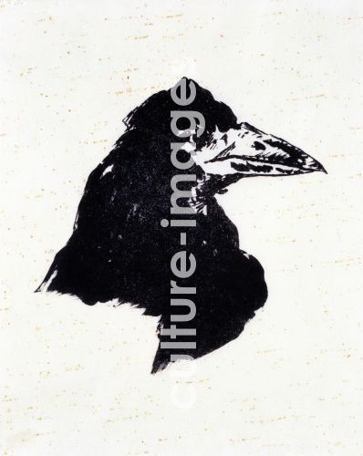Édouard Manet, Le Corbeau (Der Rabe) Illustration zum Gedicht Der Rabe von Edgar Allan Poe