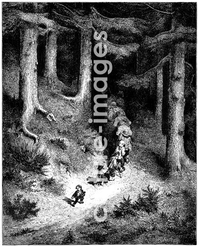 Gustave Doré, Buchillustration zu Les contes von Charles Perrault Gustave Doré, Buchillustration zu Les contes von Charles Perrault