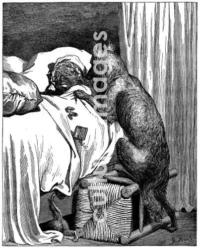 Gustave Doré, Buchillustration zu Les contes von Charles Perrault Gustave Doré, Buchillustration zu Les contes von Charles Perrault