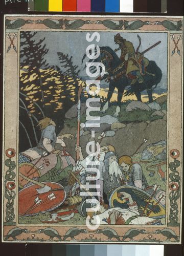 Iwan Jakowlewitsch Bilibin, Illustration zum Märchen Marja Morewna