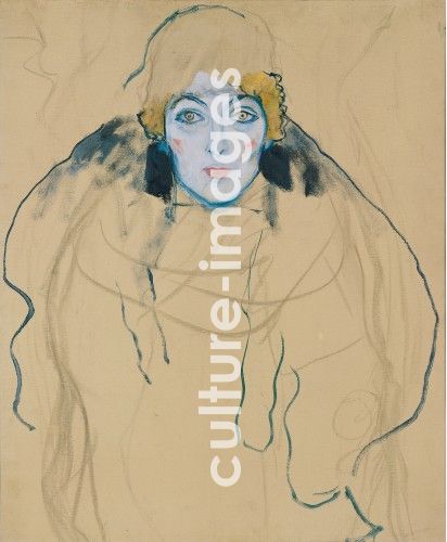 Gustav Klimt, Frauenkopf