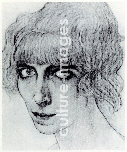 Léon Bakst, Porträt von Marchesa Luisa Casati