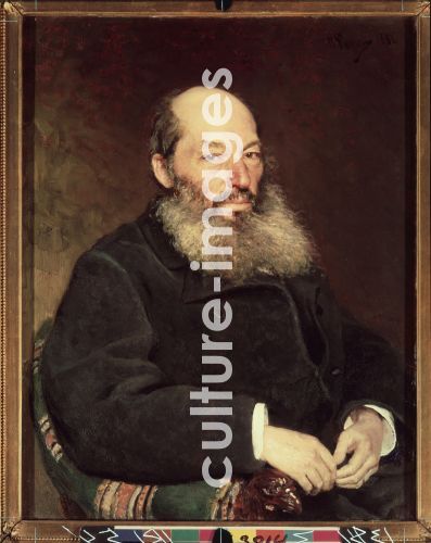 Ilja Jefimowitsch Repin, Portrait of the poet Afanasy Fet (1820-1892)
