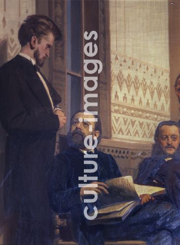 Ilja Jefimowitsch Repin, The composers Milan Napravnik and Bedrich Smetana (Detail of the painting Slavonic composers)