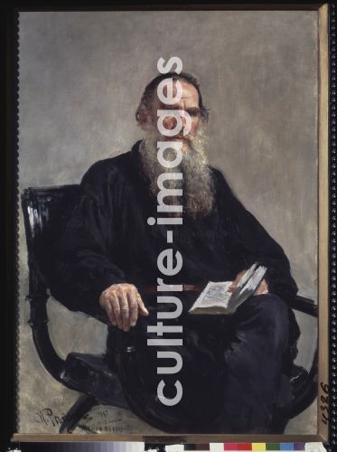 Ilja Jefimowitsch Repin, Portrait of the author Leo N. Tolstoy (1828-1910)