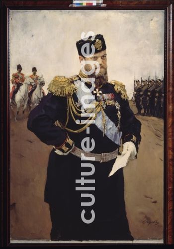 Valentin Alexandrowitsch Serow, Portrait of the Emperor Alexander III (1845-1894)