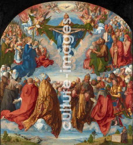 Albrecht Dürer, The Adoration of the Trinity (Landauer Altarpiece)