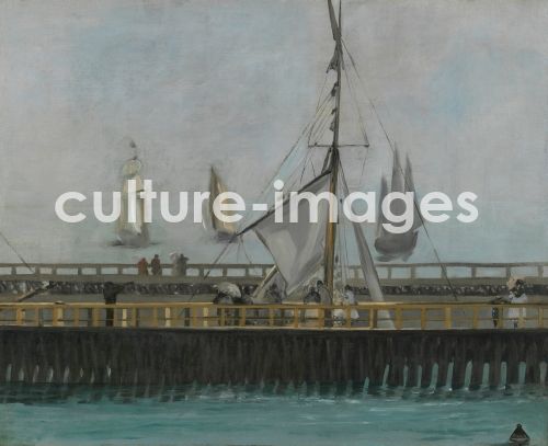Édouard Manet, The jetty of Boulogne-sur-Mer