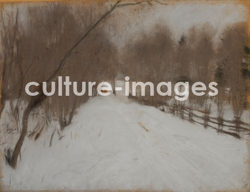 Valentin Alexandrowitsch Serow, Winter Road to Domotkanovo