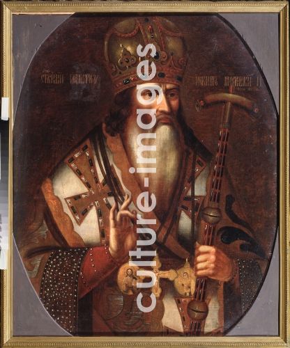 Russischer Meister, Portrait of Joachim, Patriarch of Moscow (1674-1690)