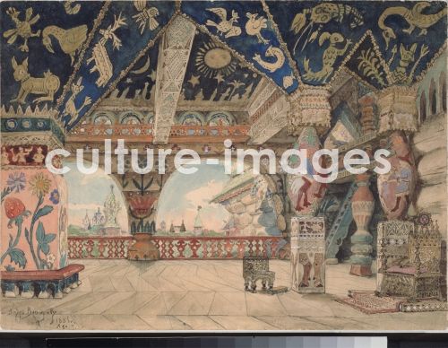 Viktor Michailowitsch Wasnezow, Stage design for the opera Snow Maiden by N. Rimsky-Korsakov