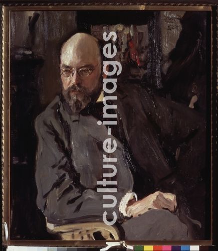 Valentin Alexandrowitsch Serow, Portrait of the artist Ilya Ostroukhov (1858-1929)