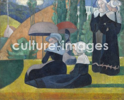 Ilja Jefimowitsch Repin, Breton Women with Umbrellas