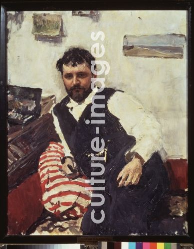Valentin Alexandrowitsch Serow, Portrait of the artist Konstantin Korovin (1861-1939)