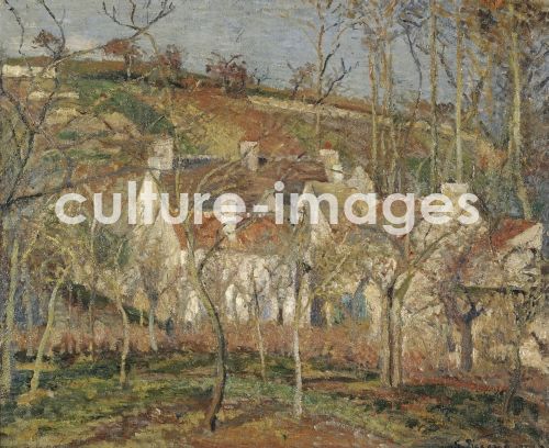 Camille Pissarro, Red roofs, corner of a village, winter