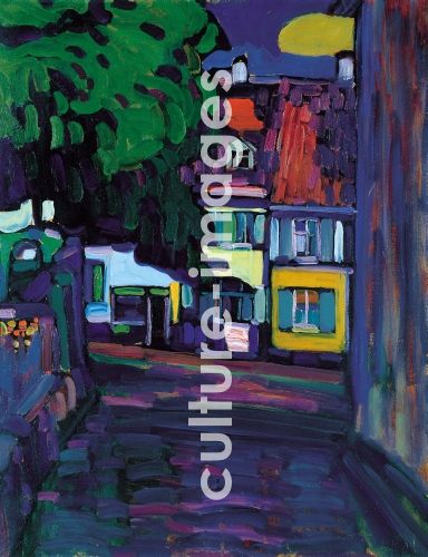 Wassily Wassiljewitsch Kandinsky, Murnau, Houses in the Obermarkt