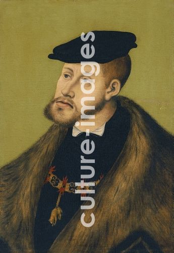 Lucas Cranach der Ältere, Portrait of the Emperor Charles V (1500-1558)