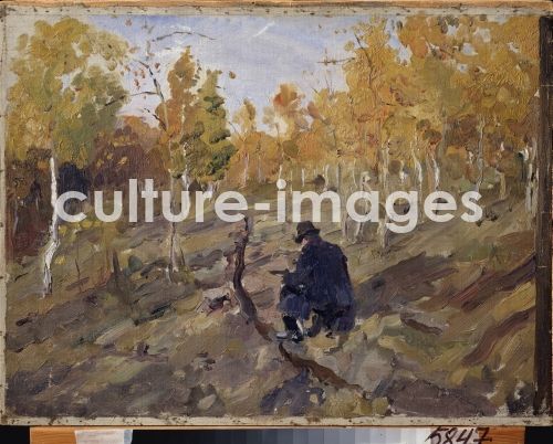 Valentin Alexandrowitsch Serow, Konstantin Korovin at the work