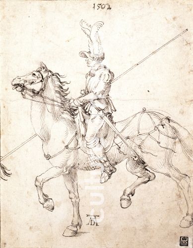 Albrecht Dürer, Lancer on Horseback