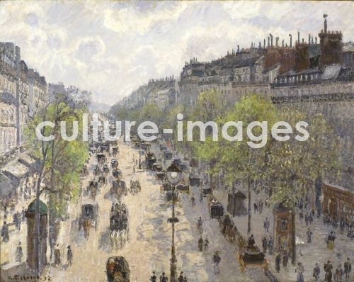 Camille Pissarro, Boulevard Montmartre, Spring