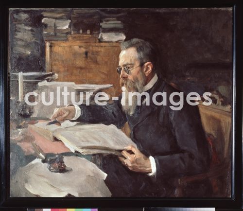 Valentin Alexandrowitsch Serow, Portrait of the composer Nikolai Rimsky-Korsakov (1844-1908)