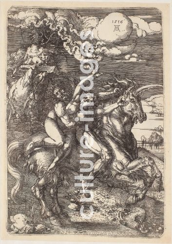 Albrecht Dürer, Abduction of Proserpine on a Unicorn
