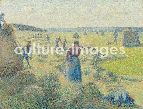 Camille Pissarro, The haymaking, Éragny