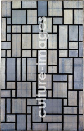 Piet Mondrian, Composition with Grid 2