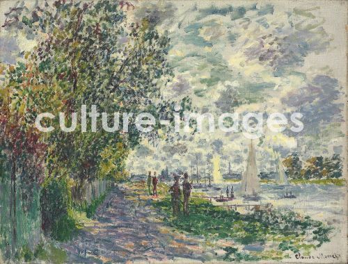 Claude Monet, La berge du Petit-Gennevilliers