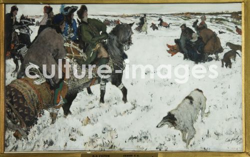 Valentin Alexandrowitsch Serow, Peter I On The Hunt