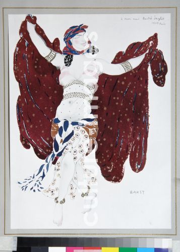 Léon Bakst, Costume design for the ballet Cléopatre