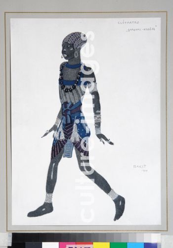 Léon Bakst, Costume design for the ballet Cléopatre