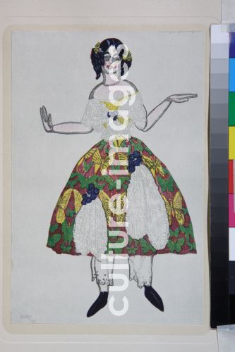 Léon Bakst, Costume design for the ballet The Magic Toy Shop by G. Rossini