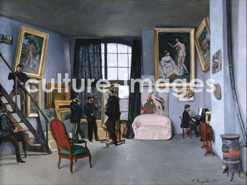 Frédéric Bazille, The studio of the artist at Rue de La Condamine