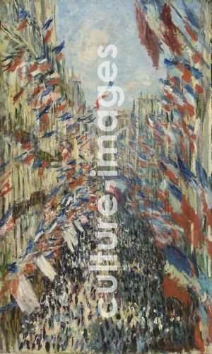 Claude Monet, The Rue Montorgueil in Paris. Celebration of June 30, 1878