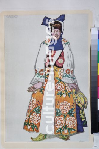 Léon Bakst, Costume design for the opera Sadko by N. Rimsky-Korsakov