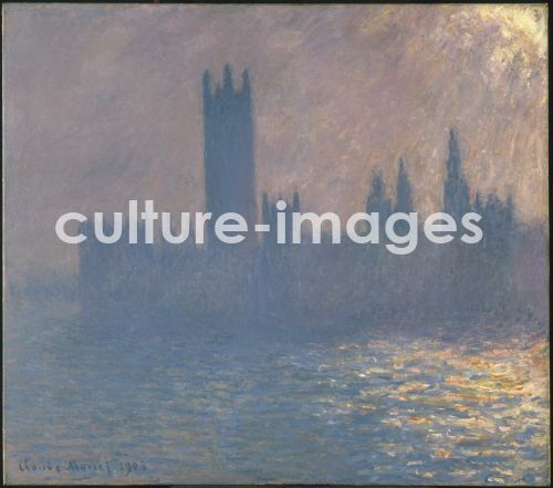 Claude Monet, Houses of Parliament, Sunlight Effect (Le Parlement, effet de soleil)