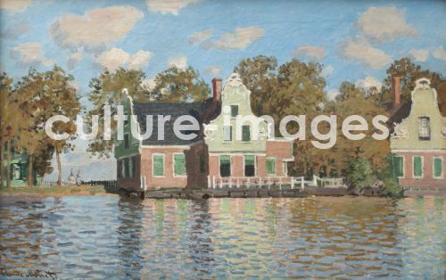 Claude Monet, Houses at the bank of the river Zaan