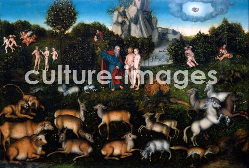 Lucas Cranach der Ältere, The Garden of Eden