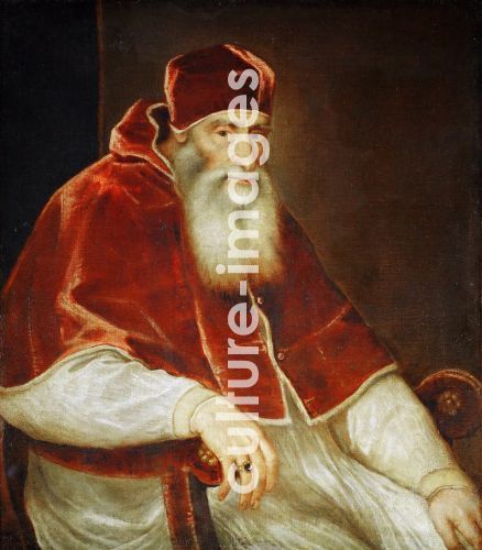 Tizian, Portrait of Pope Paul III Farnese