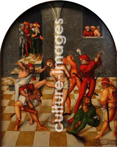 Lucas Cranach der Ältere, The Flagellation of Christ