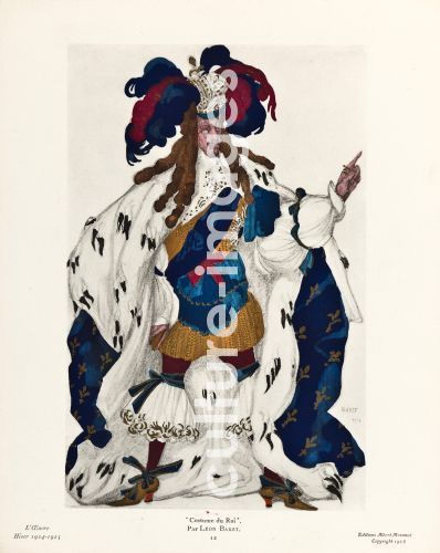 Léon Bakst, King. Costume design for the ballet Sleeping Beauty by P. Tchaikovsky