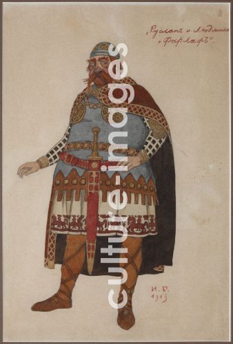 Iwan Jakowlewitsch Bilibin, Costume design for the opera Ruslan and Lyudmila by M. Glinka