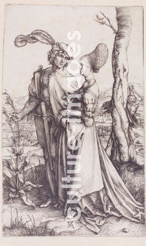 Albrecht Dürer, The Lovers and death (The walk)